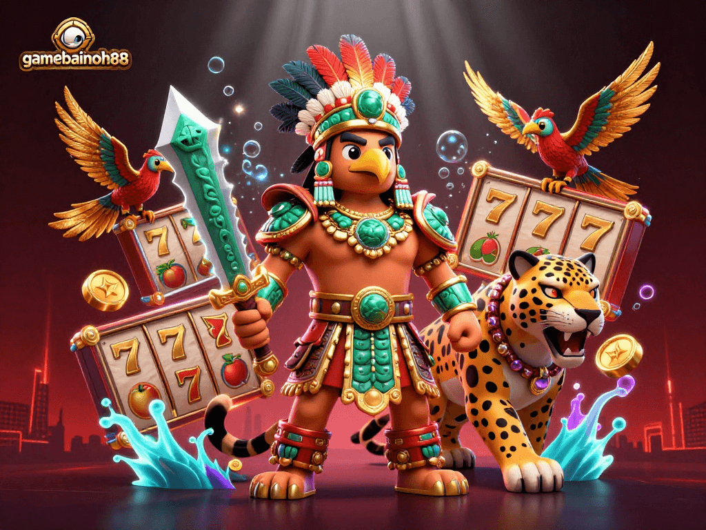 Join gamebainohu88 for an exciting adventure with Aztec warriors and thrilling slot games.