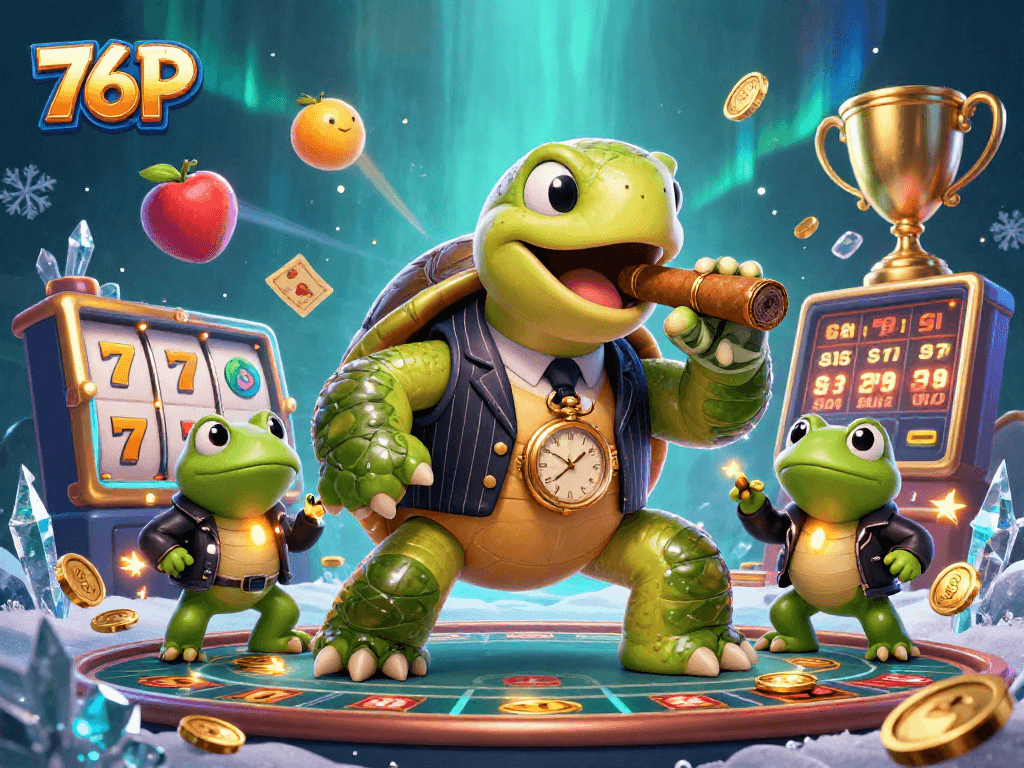 Ganhe com 76P jogando nas máquinas caça-níqueis com personagens divertidos.