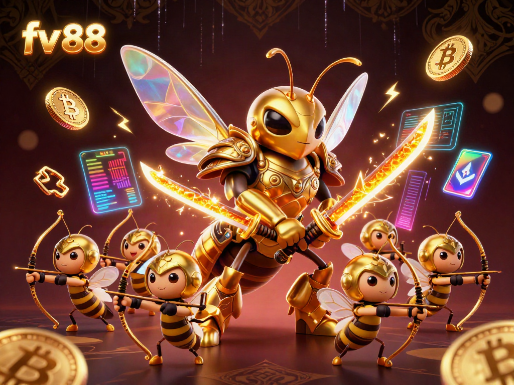 Experience thrilling action at fv 88 with samurai-hornet avatars showcasing epic gaming elements.