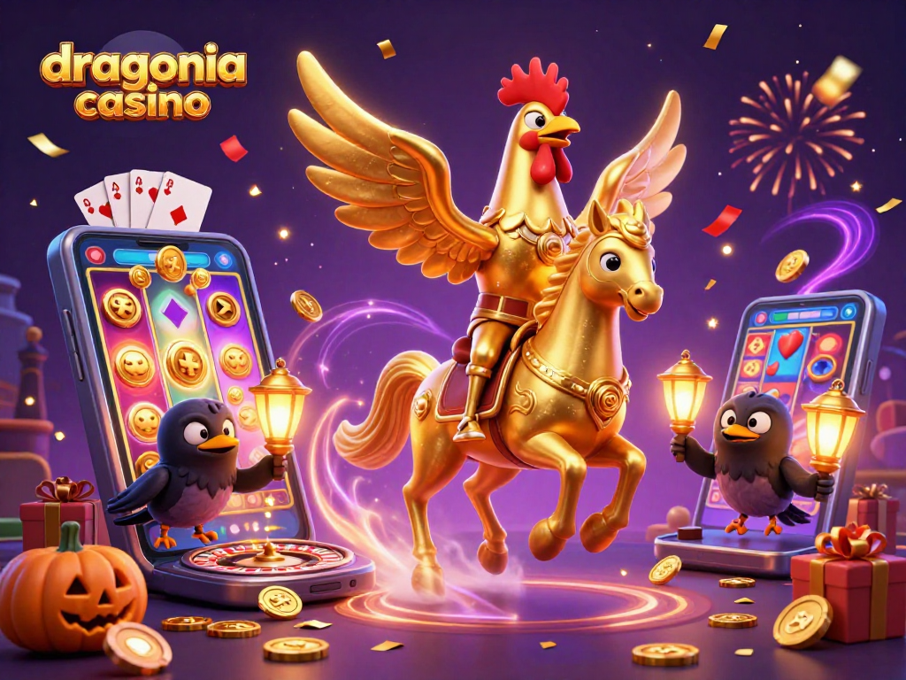 Obtenez des gains sur Dragonia Casino avec des machines à sous et un casino en direct captivant.