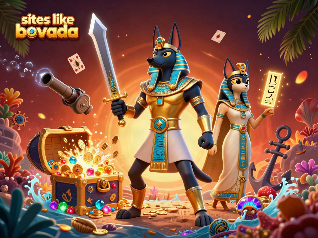 Engage with top sites like Bovada to win big in the casino world with vibrant graphics.