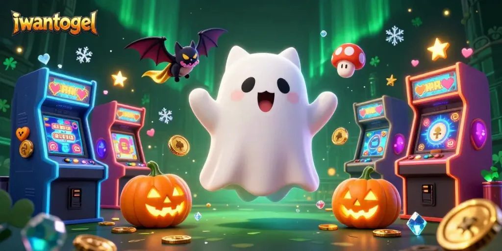 Menangkan permainan di iwantogel dengan karakter kucing hantu yang menarik di kasino.