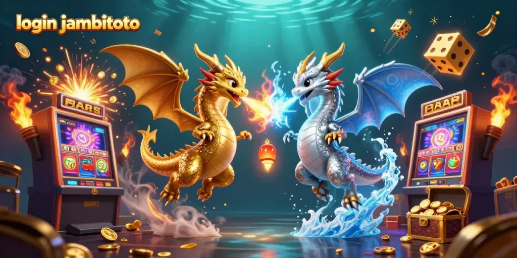 Experience the thrill of gaming with login jambitoto, featuring majestic dragons and exciting casino elements.