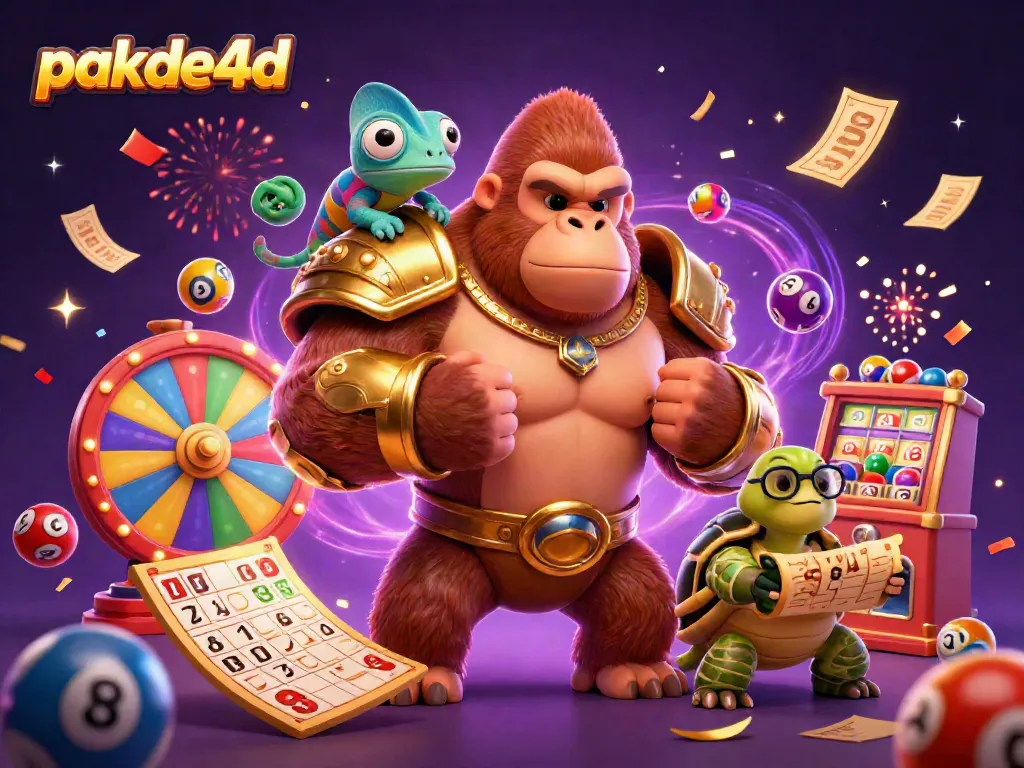 Engage with pakde4d lottery excitement through vibrant characters and dynamic gambling elements.