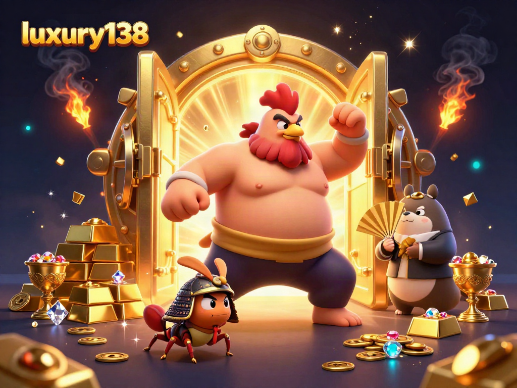 luxury138 menghibur dengan ilustrasi karakter kasino yang menarik dan gemerlap