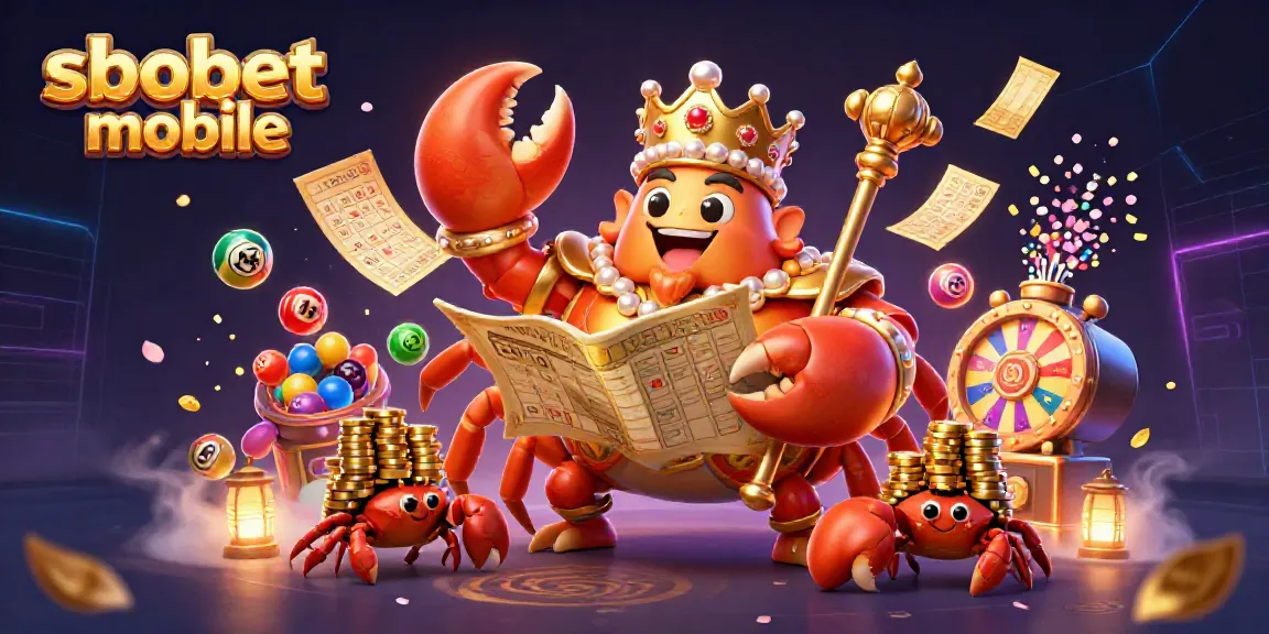 Win big with sbobet mobile! Golden crab emperor leads a vibrant gaming adventure full of lottery excitement.