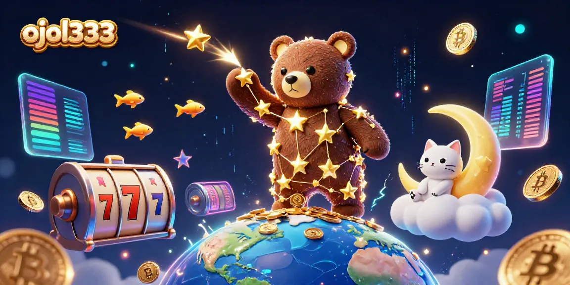 Play dynamic games at ojol333 featuring vibrant slot elements and animated characters.