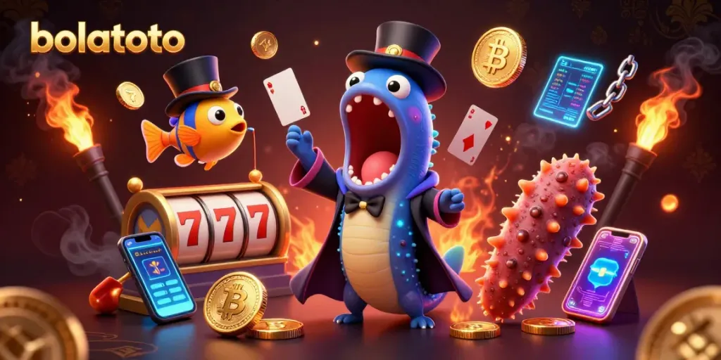 Engage in bolatoto with thrilling card tricks by a deep-sea gulper eel and friends.