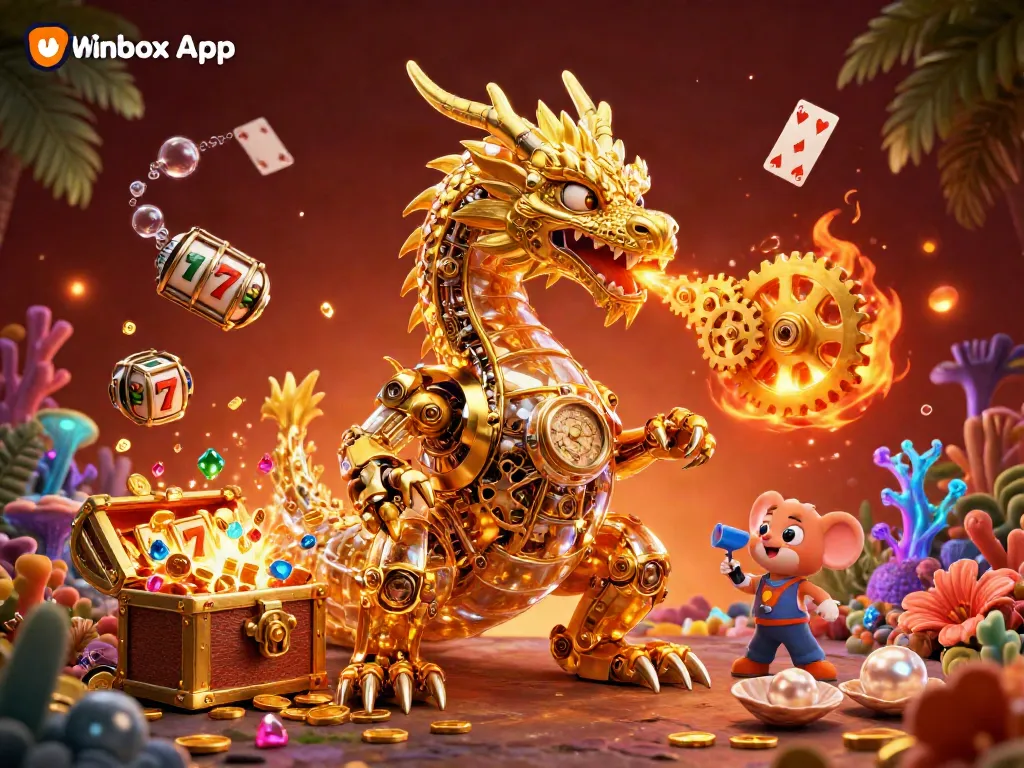 Engage with the Winbox App for advanced gaming experiences through this vibrant casino scene.