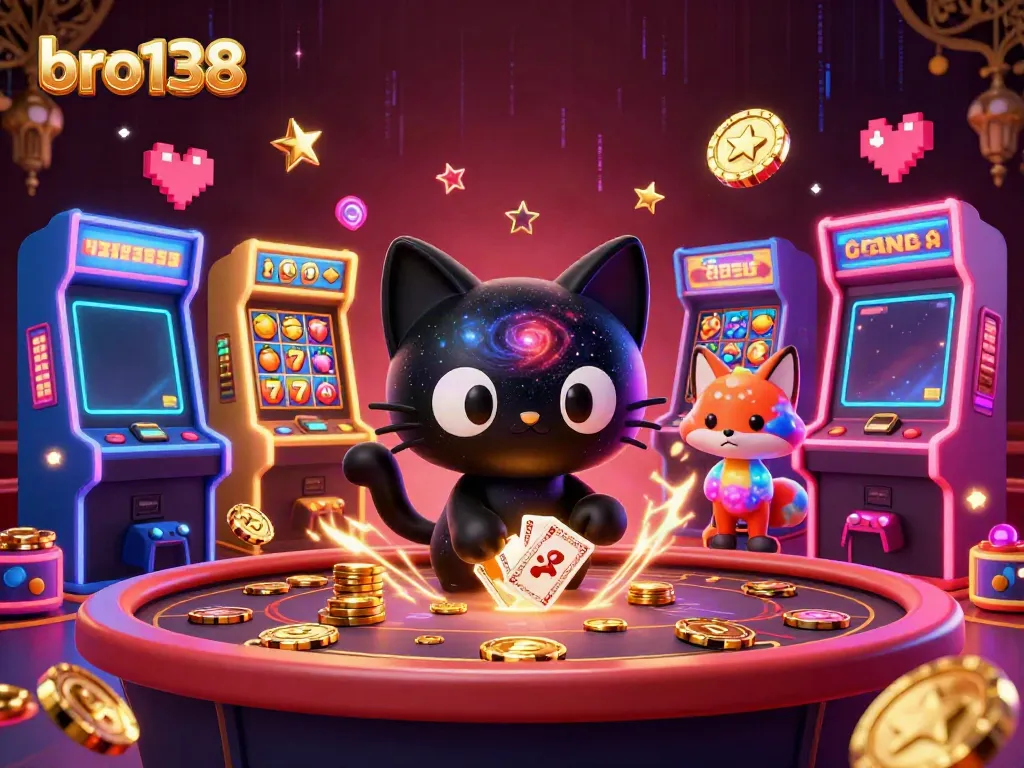 Experience thrilling gaming adventures at bro138 with dazzling cosmic charm and vibrant casino elements.