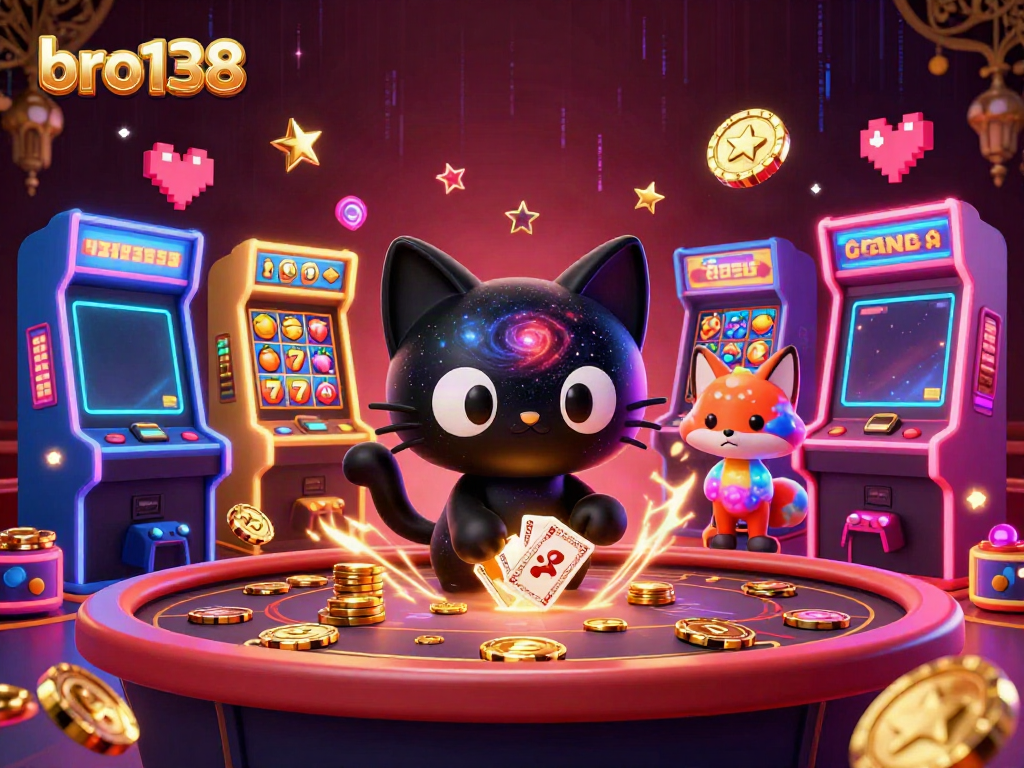 Experience thrilling gaming adventures at bro138 with dazzling cosmic charm and vibrant casino elements.