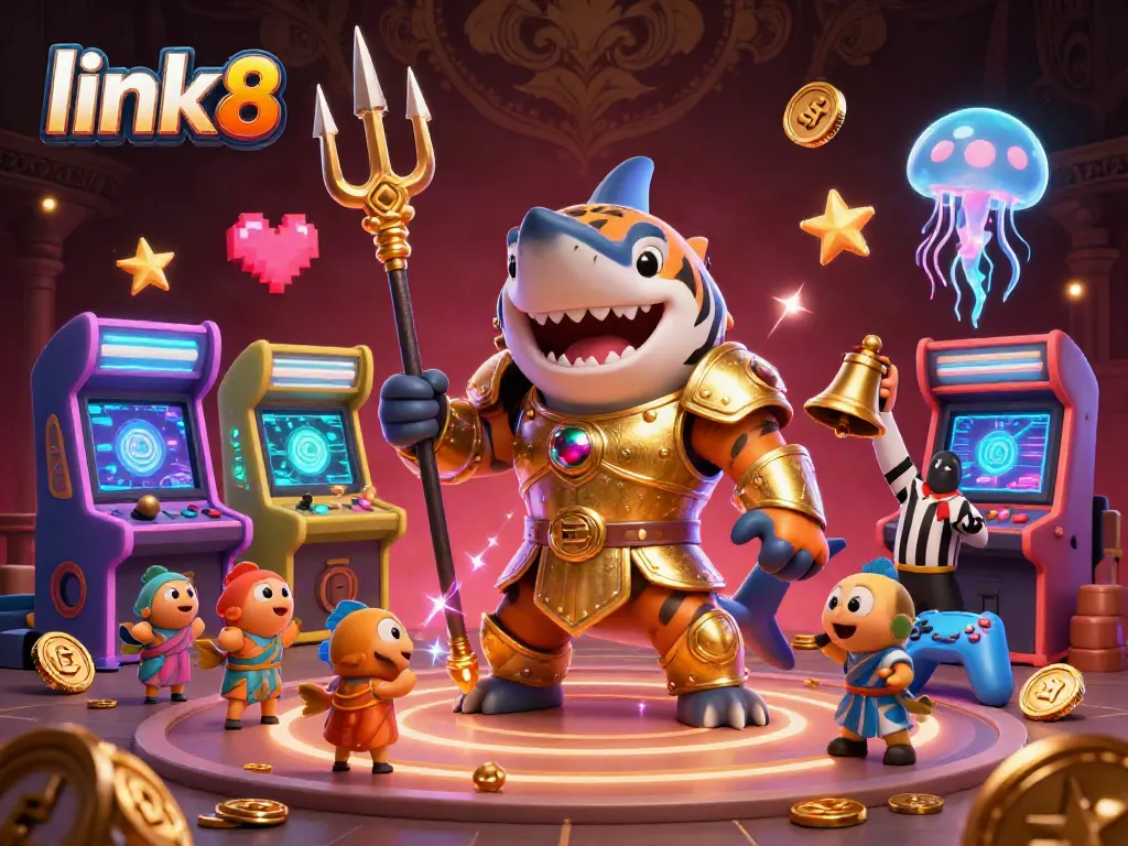 Engage with link w88 through an immersive casino-themed illustration showcasing vibrant characters and gaming elements.