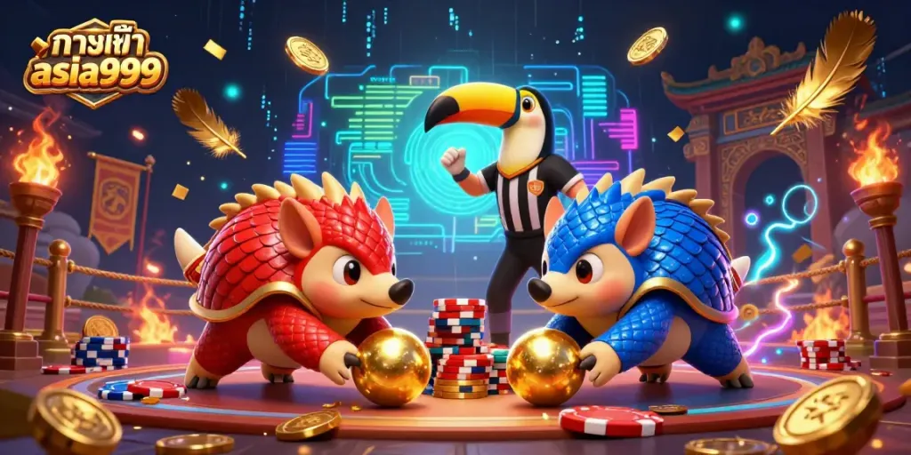 การเล่นเกมของคู่ต่อสู้ในชุดเกราะที่มาแรง ส่วนหนึ่งของภาพประกอบเกี่ยวกับทางเข้า asia999