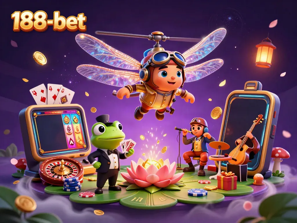 Enjoy thrilling action at 188-bet's animated casino scene featuring dynamic gameplay elements and vibrant characters.