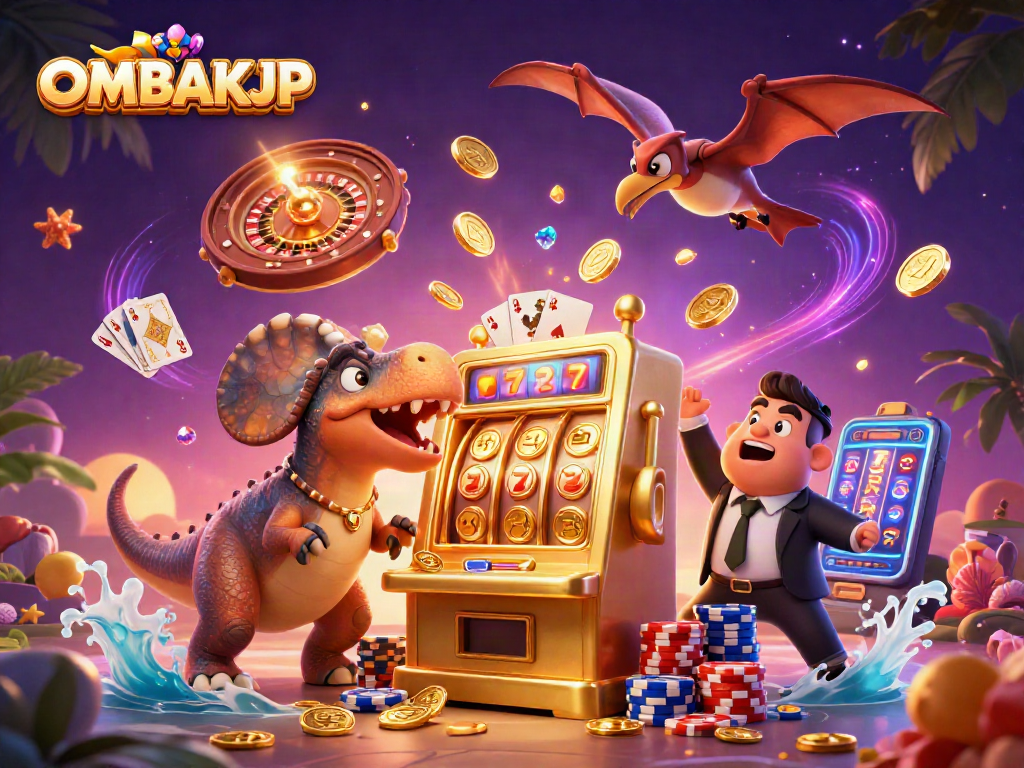 Catch the excitement at OMBAKJP as a pachycephalosaurus wins a jackpot!