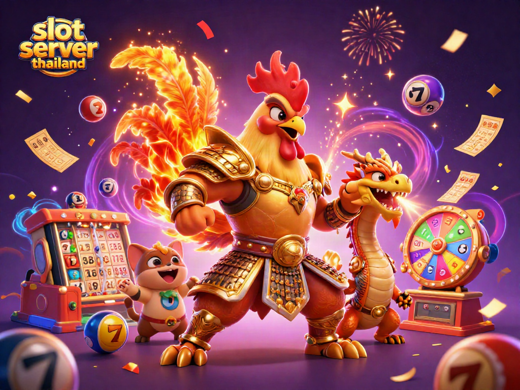Experience the thrill of slot server thailand with vibrant gaming elements and enchanting characters.