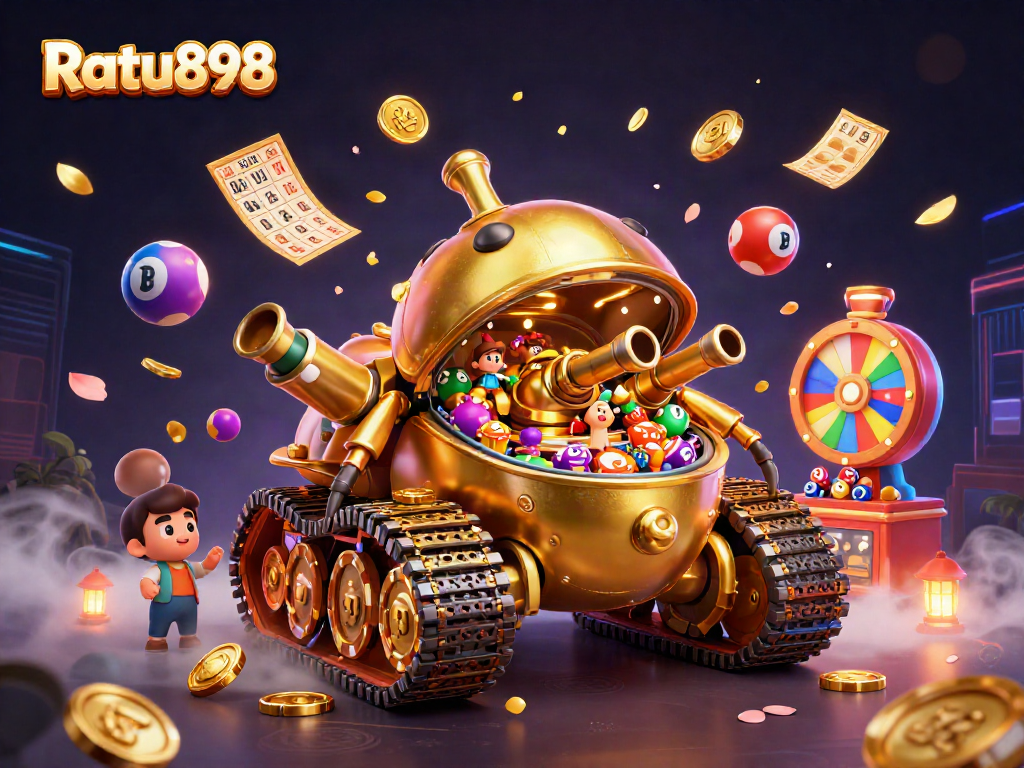 Menangkan hadiah menarik dengan Ratu898 di kasino mini tank imut yang megah ini!